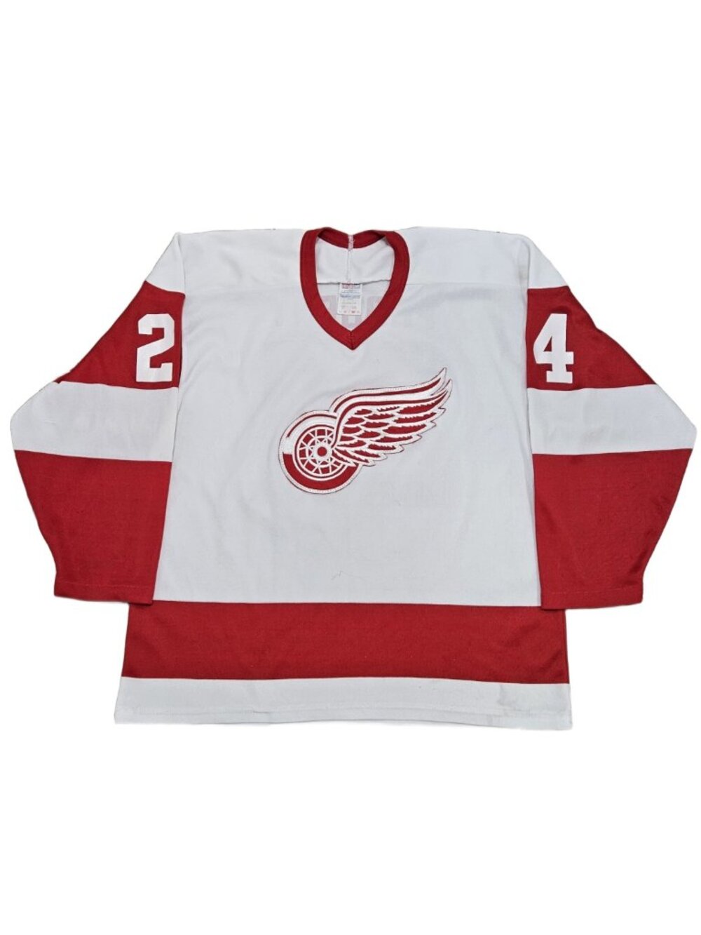 Detroit Red Wings Bob Probert #24 Vintage CCM NHL Jersey Adult L